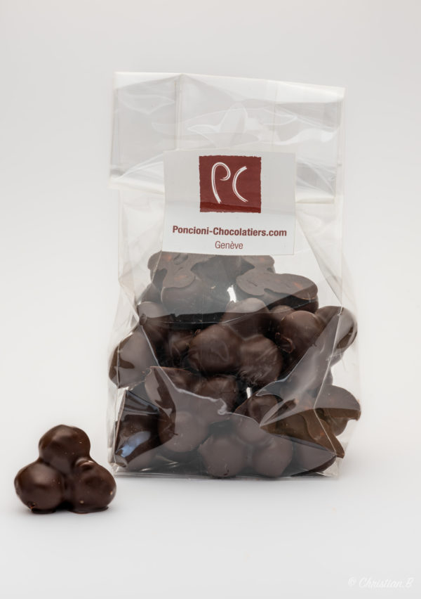 Noisettes noir - Poncioni Chocolatiers